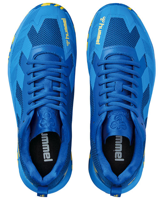 26.0cmhyumeru гандбол обувь KOMET POWER 2.0 HAS8035 голубой × желтый 