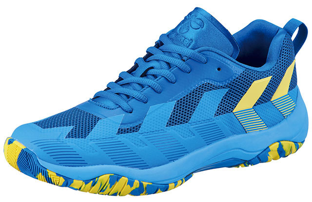 28.0cmhyumeru гандбол обувь KOMET POWER 2.0 HAS8035 голубой × желтый 