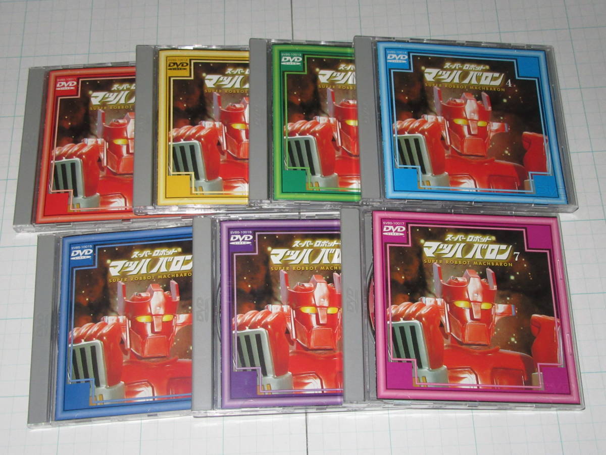 DVD-BOX Super Robot Mach Baron BOX 7 sheets set regular price 39600 jpy 