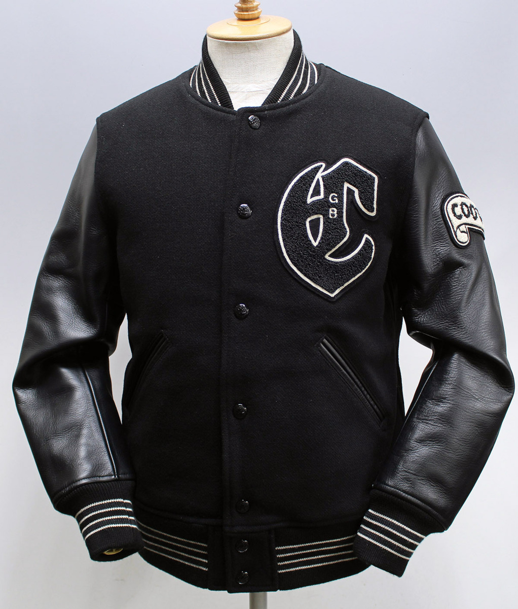 美品 COOTIE 1st. Place Jacket スタジャン レザー-