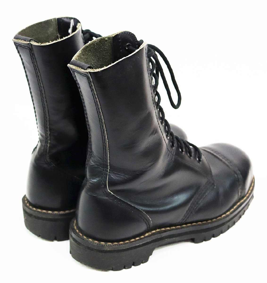 Getta Grip (geta grip ) 10HOLE BOOT BLACK / 10 hole boots cap tu Britain made size UK4 / Work boots 