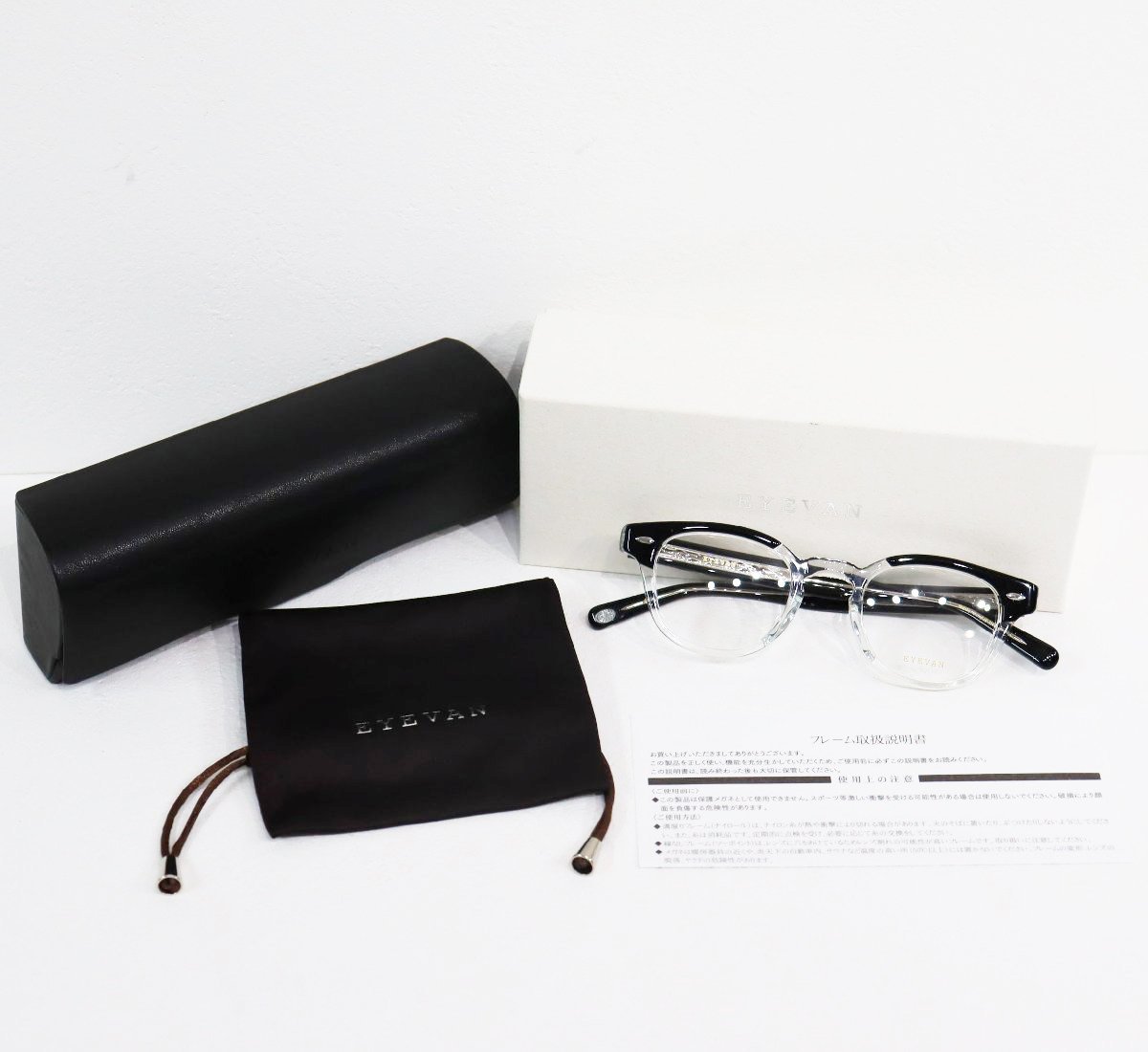 海外並行輸入正規品 (アイヴァン) EYEVAN Webb ① / メガネ / アイウェア / 未使用品 45□22-145 PBK/CRL ボストンウェリントンフレーム / その他 海外並行輸入正規品 (アイヴァン) EYEVAN Webb ① / メガネ / アイウェア / 未使用品 45□22-145 PBK/CRL ボストンウェリントンフレーム / その他
