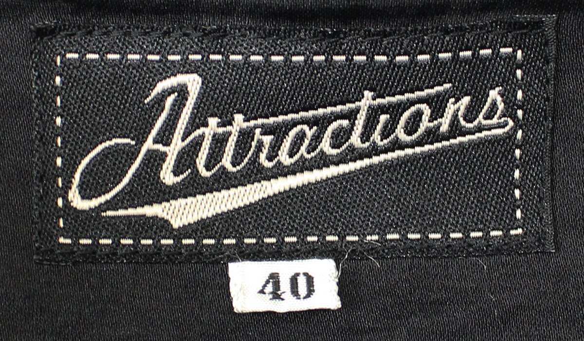 Attractions (アトラクションズ) Lot.198 Pharaoh Jacket / ファラオジャケット 美品 ブラック size 40(L) / カークラブジャケット_画像7