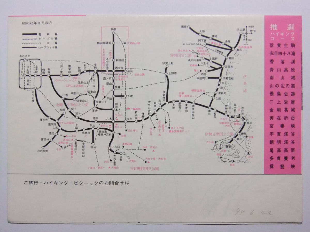 ☆☆B-481★ 京都府 観光案内栞 近畿日本鉄道 ★レトロ印刷物☆☆_画像7