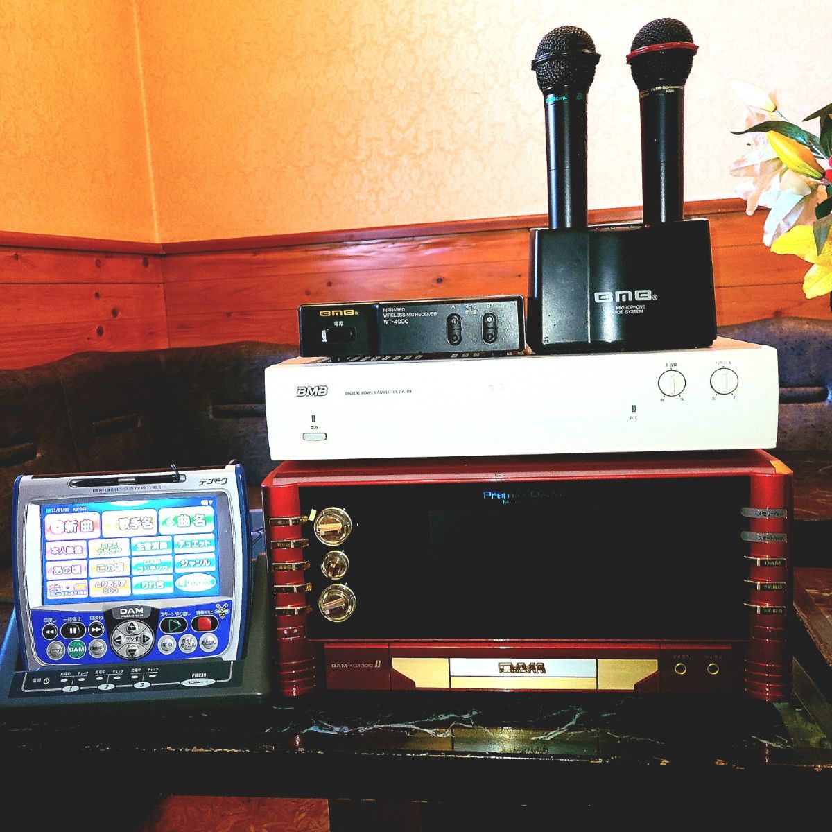 第一興商 XG1000Ⅱ アンプ デンモク ワイヤレスマイク オーディオ機器 カラオケ機器