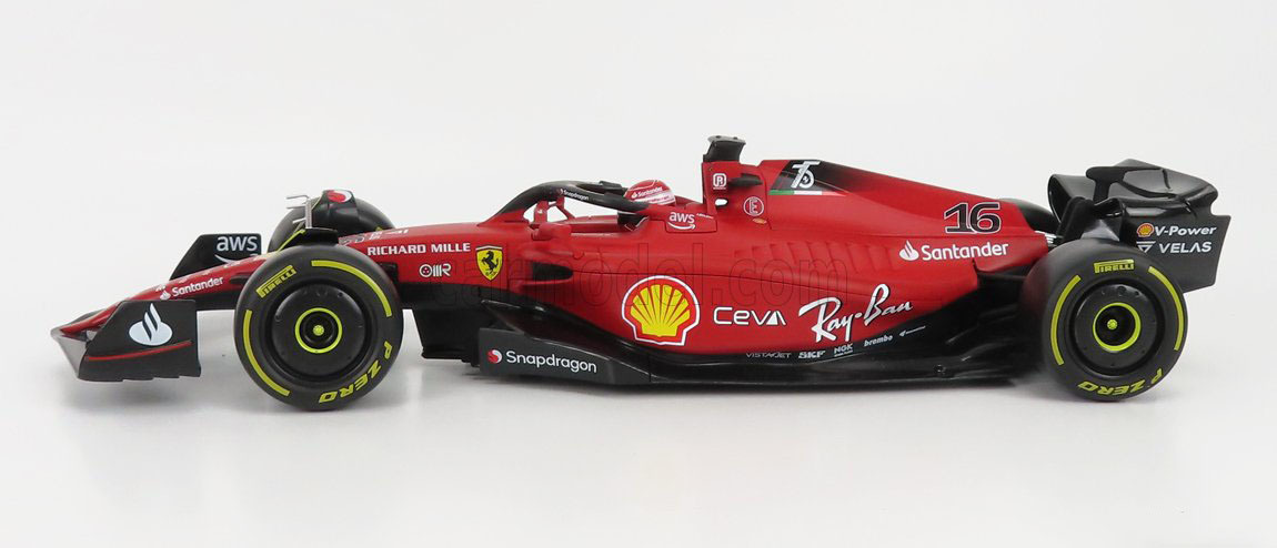  BBurago 1/18 Ferrari F1-75 2022 #16 Charles *ru clair BBURAGO SCUDERIA FERRARI CHARLES LECLERC