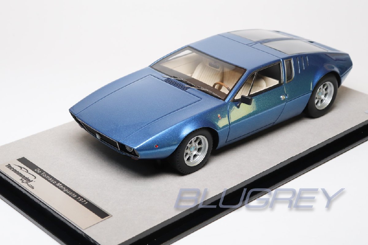 テクノモデル 1/18 デトマソ マングスタ 1971 ブルー TECNOMODEL DE