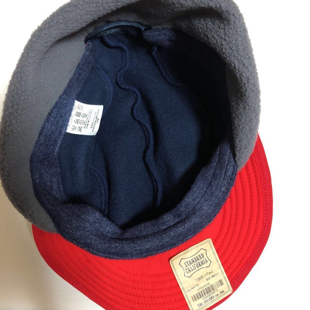 新品タグ付 スタンダードカリフォルニア イヤーフラップ フリースキャップ 帽子 STANDARD CALIFORNIA EAR FLAP FLEECE CAP スタカリ_画像7