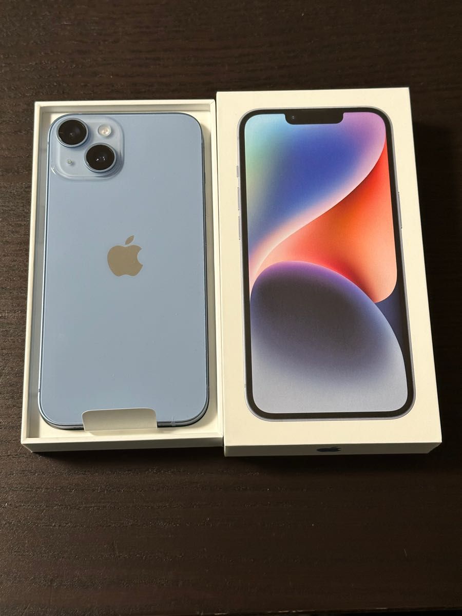 素敵でユニークな iPhone14 128GB ブルー スマホ 本体 5G対応 SIM 
