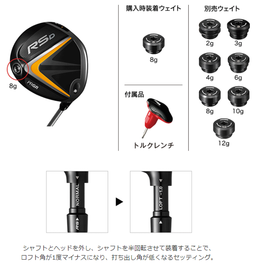 新品□プロギア□2022.7□RS D JUST□W1□10.5□DIAMANA FOR PRGR