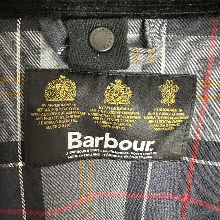 Barbour】バブアー オイルドジャケット ブラック L相当 イングランド製