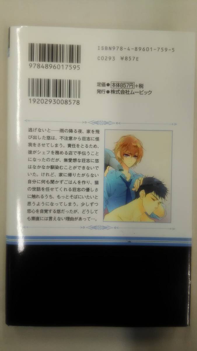 唇にふれるまで (ルナノベルズ) 　/可南 さらさ (著), 街子 マドカ (イラスト)　　Ybook-0484_画像2