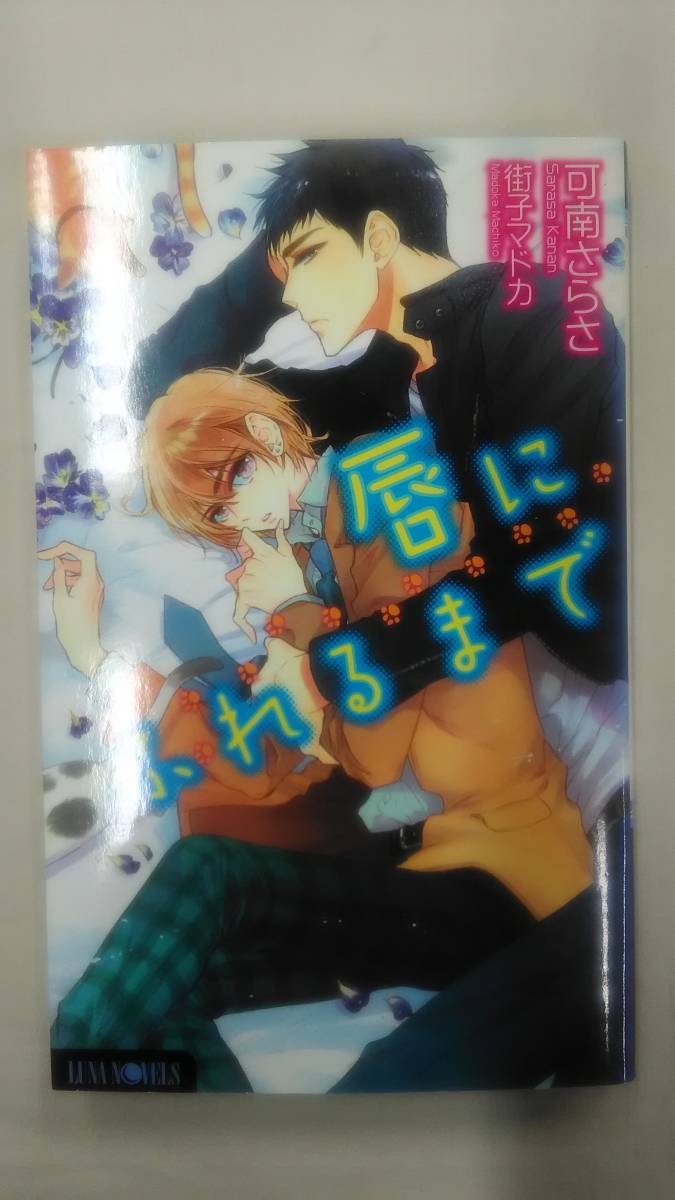 唇にふれるまで (ルナノベルズ) 　/可南 さらさ (著), 街子 マドカ (イラスト)　　Ybook-0484_画像1