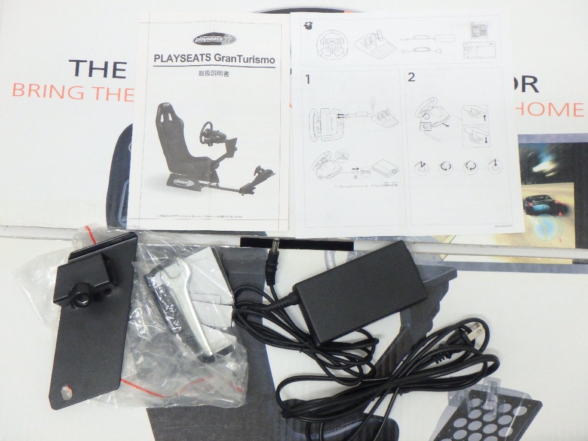 △未確認/現状品 PLAYSEAT GT グランツーリスモ/Logicool G29 Driving Force/シフター セット プレイシート ハンコン 同梱不可 1円スタート