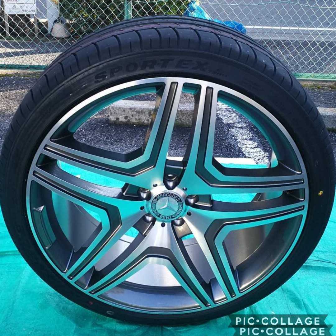 新品 タイヤホイール ベンツ タイヤ付き4本セット265 W166 W164 265 22