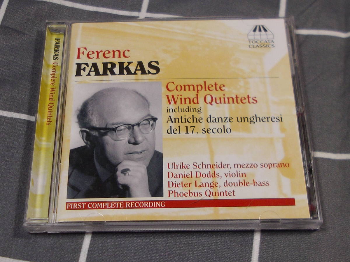 ファルカシュ　木管五重奏曲集　phoebus quintet FARKAS _画像1