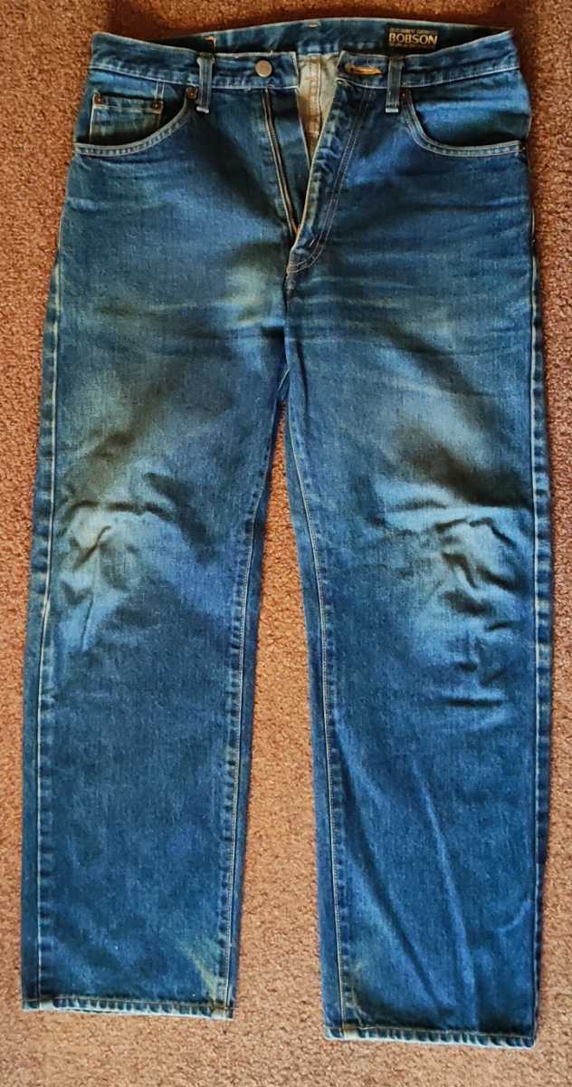 [W30]BOBSON Bobson strut Denim jeans length of the legs approximately 70cm made in Japan 