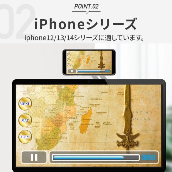 進化版 スマホスタンド iphone パソコン スタンド デスクトップモニター ラップトップモニター_画像4