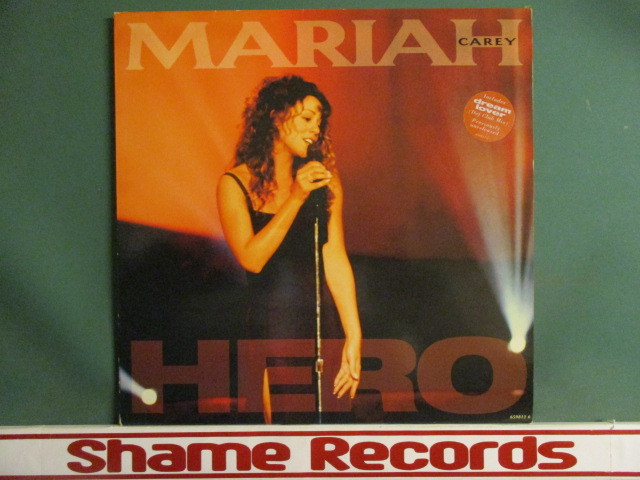 Mariah Carey ： Hero 12'' (( 落札5点で送料無料_画像1