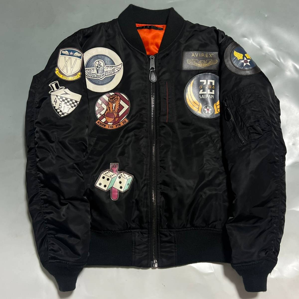 AVIREX MA-1 TOP GUN アビレックス ミリタリー フライトジャケット