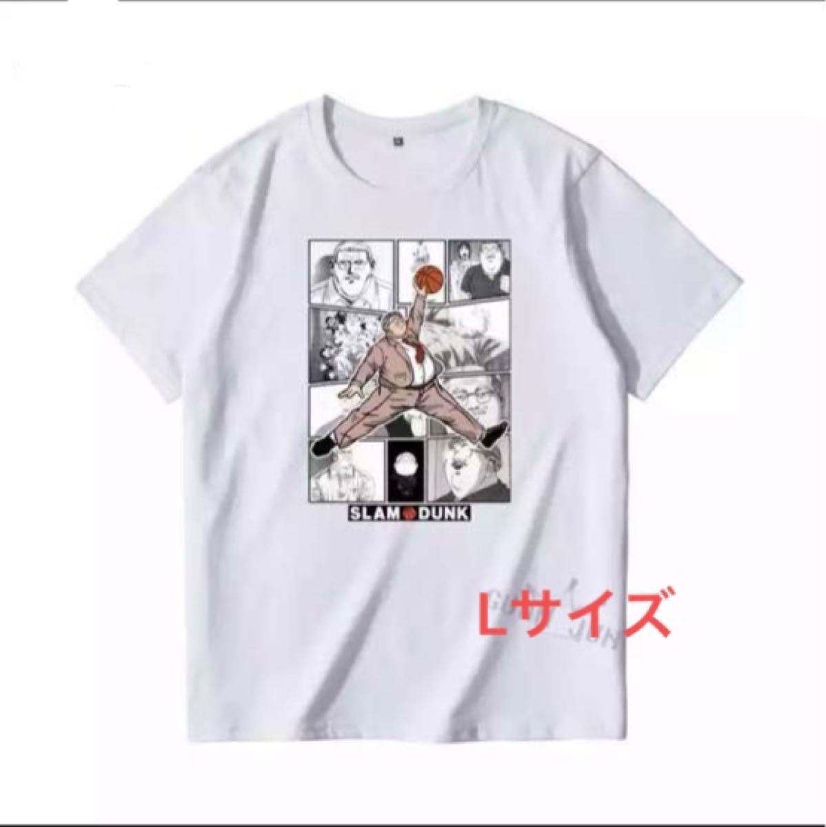 L】新品 SLAM DUNK スラムダンク tシャツ 安西先生 White 半袖T L】新品 SLAM DUNK スラムダンク tシャツ 安西先生 White 半袖T
