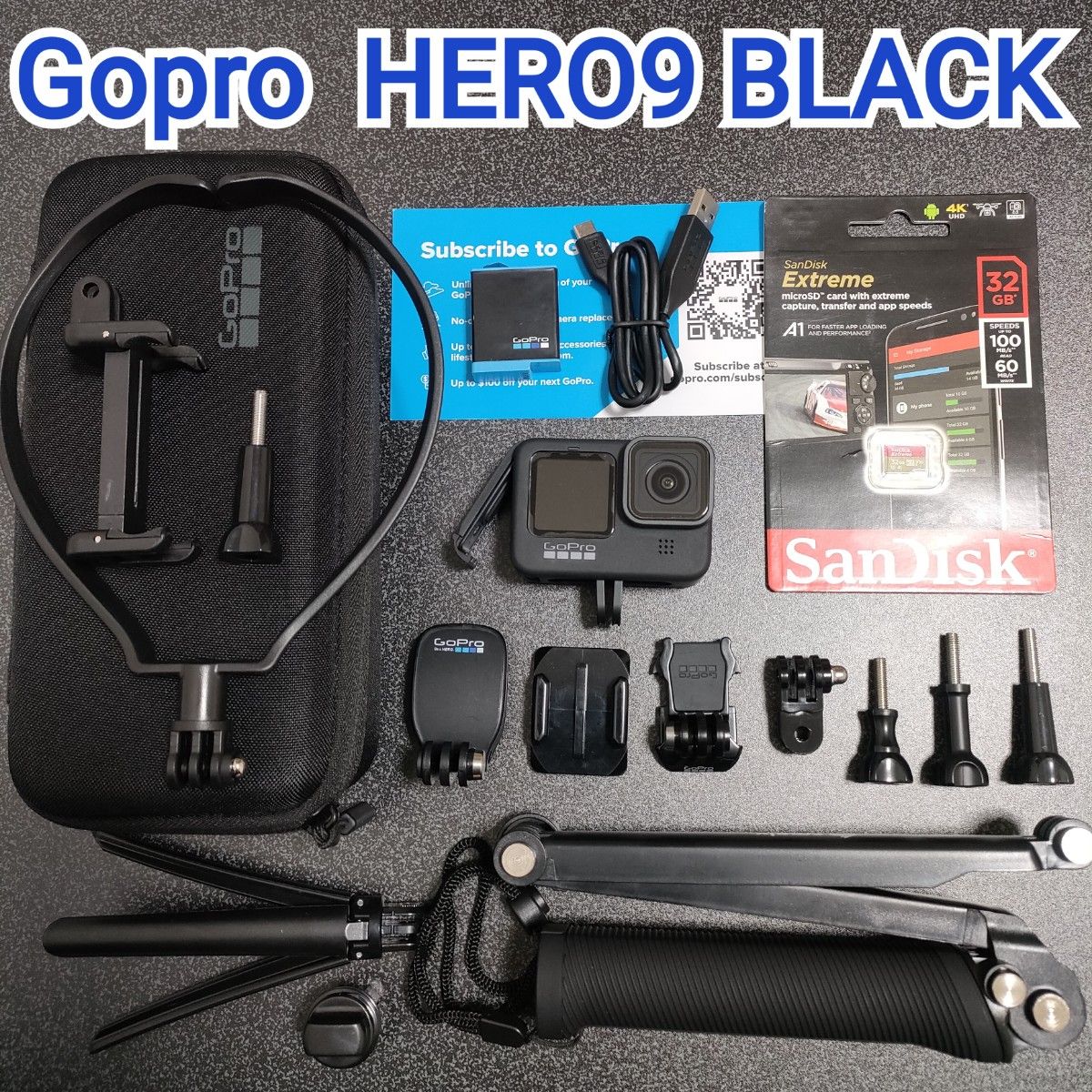 NEWお得 GoPro - GoPro HERO9 BLACK☆SD付の通販 by 笑門福来