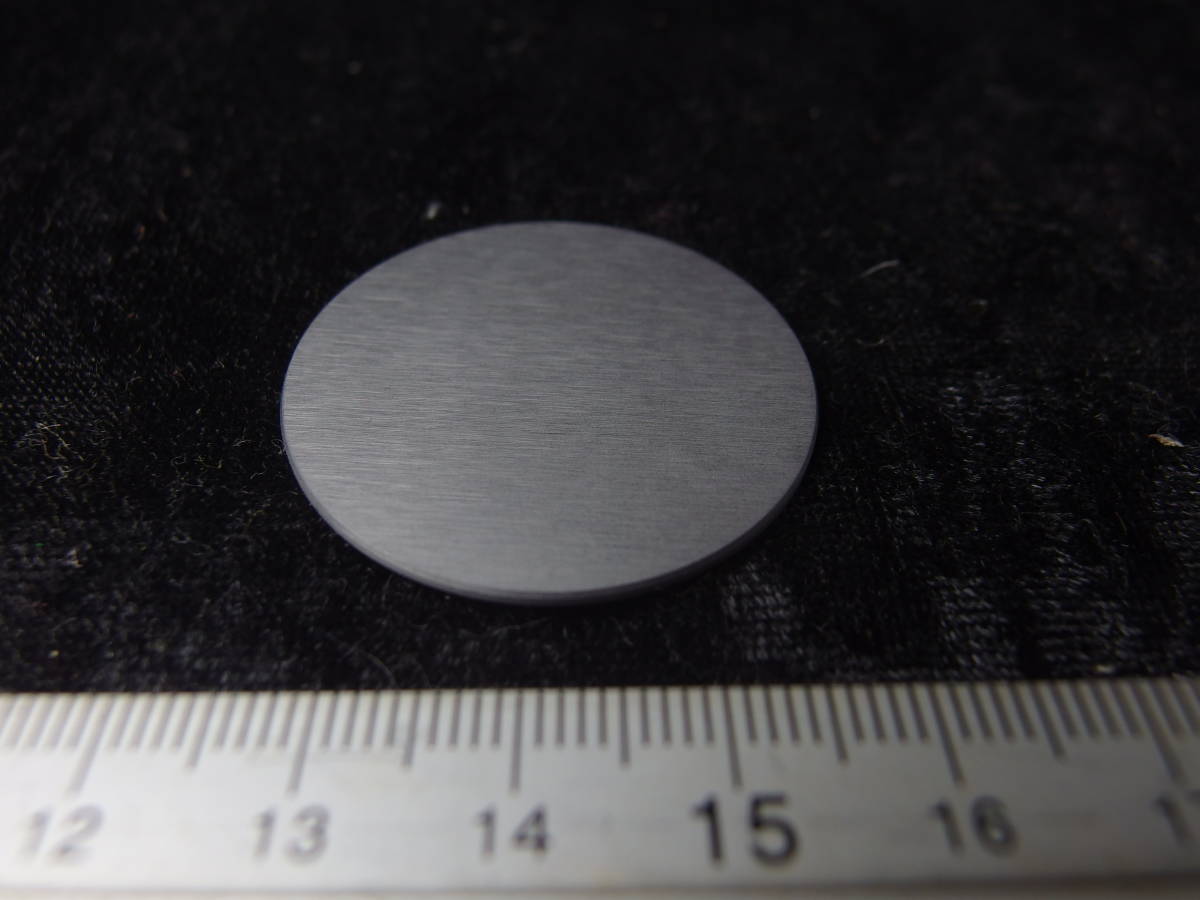 Be ベリリウム 99.9% 約1.9g ディスク レアメタル 金属元素標本 販売の画像1