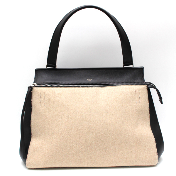 CELINE/セリーヌ エッジ フェルト ハンドバッグ ブラック レディース