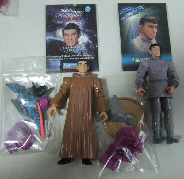 VINTAGE 90s STAR TREK Star Trek figure * doll 7 body set secondhand goods Playmates Toy Vintage 