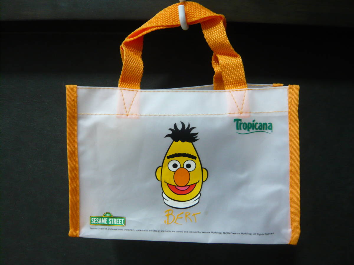 Tropicana SESAME STREET giraffe Toro pi Carna Sesame Street clear bag not for sale new goods unused goods . buying thing small articles 