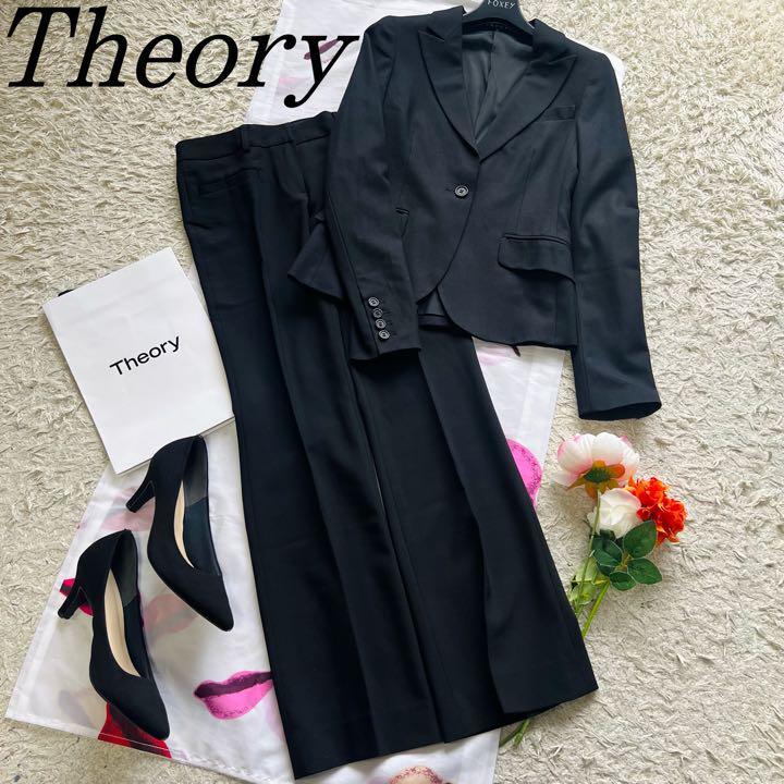 ヤフオク! - 【美品】Theory パンツスーツ セットアップ ブラック