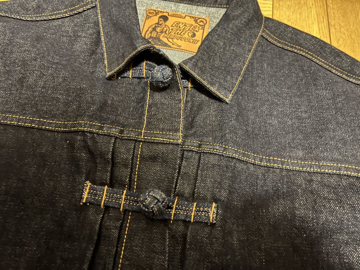最高の品質 HEAD GOONIE XL デニムジャケット JACKET DENIM KUNG-FU