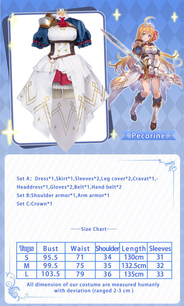  costume play clothes pe collie nM size full set p Rico ne Princess Connect Re:Dive dress made clothes cosplay cosplay komikeL XL