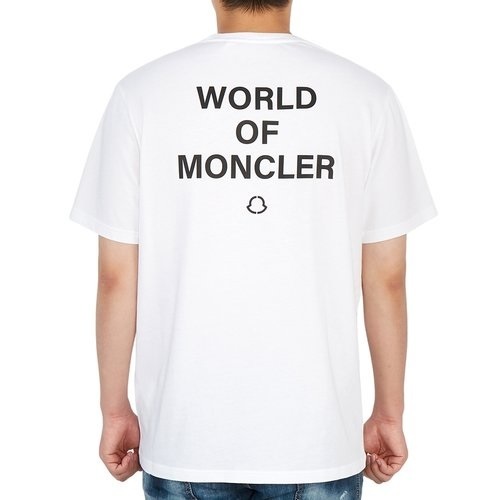 サイズXL(男性XL-XXL)新品本モンクレールGENIUS FRAGMENT FRGMT半袖Tシャツ/TEE/T-SHIRT白メンズMONCLERジーニアス/フラグメント藤原ヒロシ