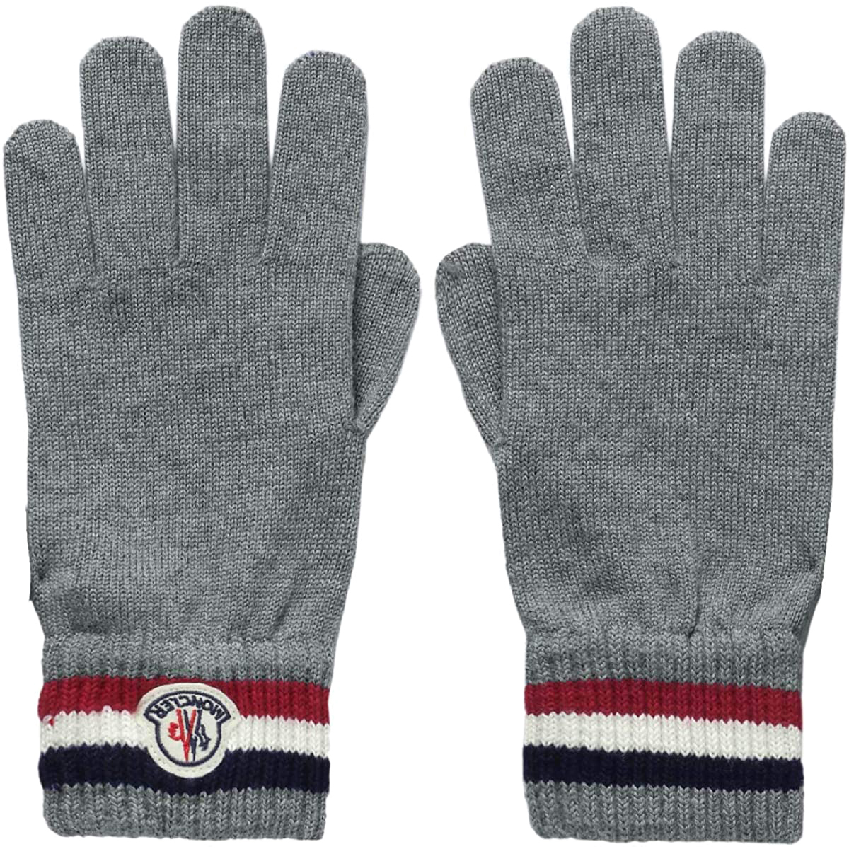 桜瑪瑙 30 MONCLER ネイビー ロゴワッペン 手袋 グローブ size XL