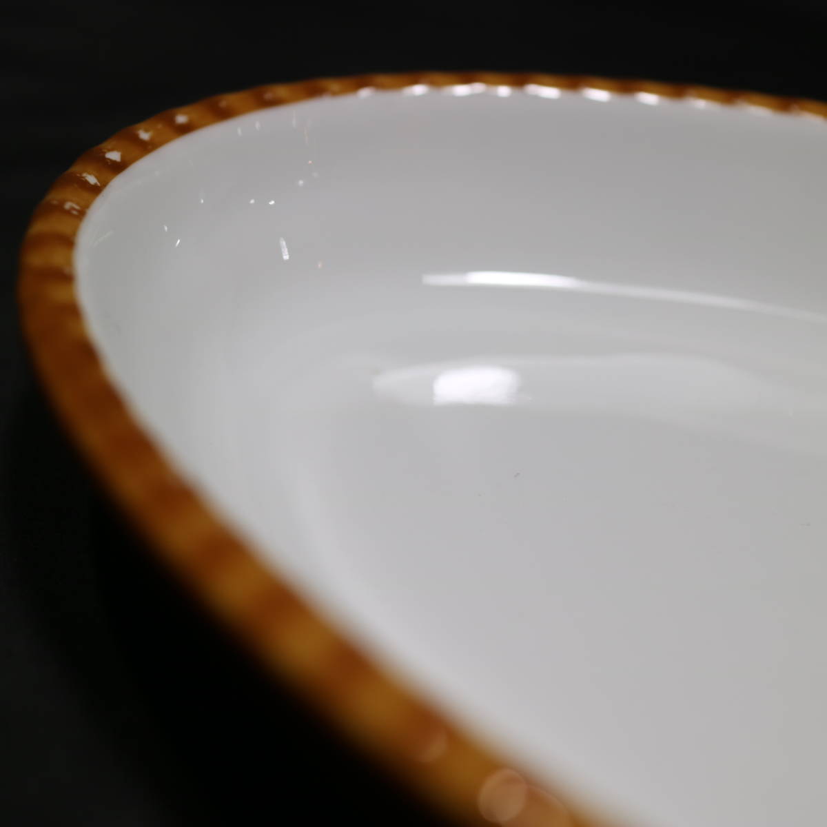 ドイツ製 Schonwald シェーンバルド ブラウン オーバル グラタン皿 ４点セット 楕円 洋 食器 皿 プレート インテリア テーブルウェアの画像6