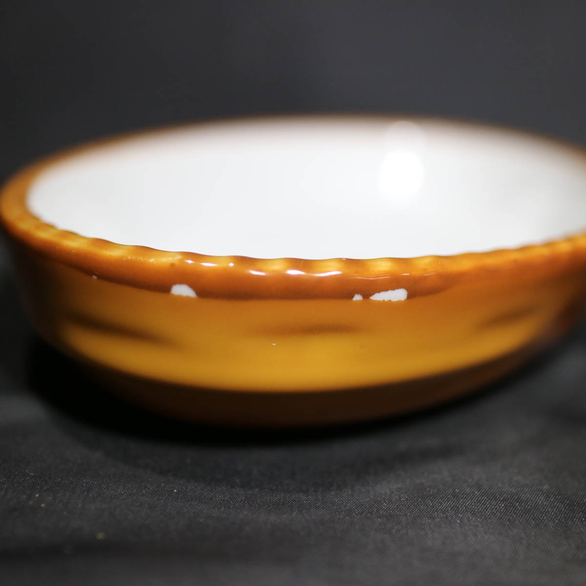 ドイツ製 Schonwald シェーンバルド ブラウン オーバル グラタン皿 ４点セット 楕円 洋 食器 皿 プレート インテリア テーブルウェアの画像5