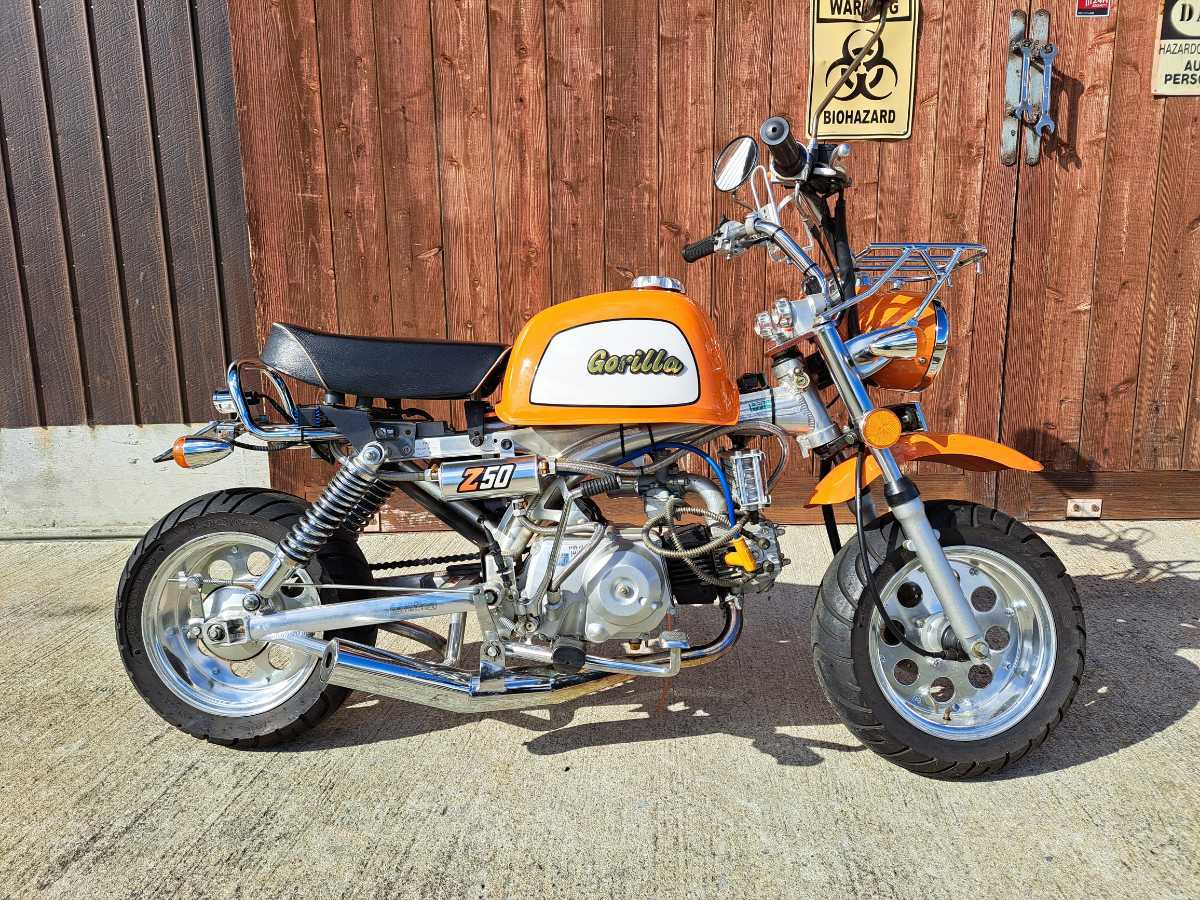 ホンダ ゴリラ仕様 アルミフレーム 107cc 遠心クラッチ 動画あり