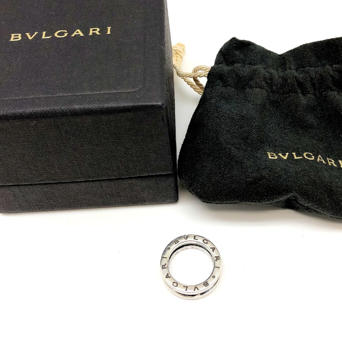 BVLGARI ブルガリ 【3952D】 リング セーブザチルドレン SV925 シルバー メンズ レディース 指輪 イタリア製 保存袋 保存箱 10号_画像7