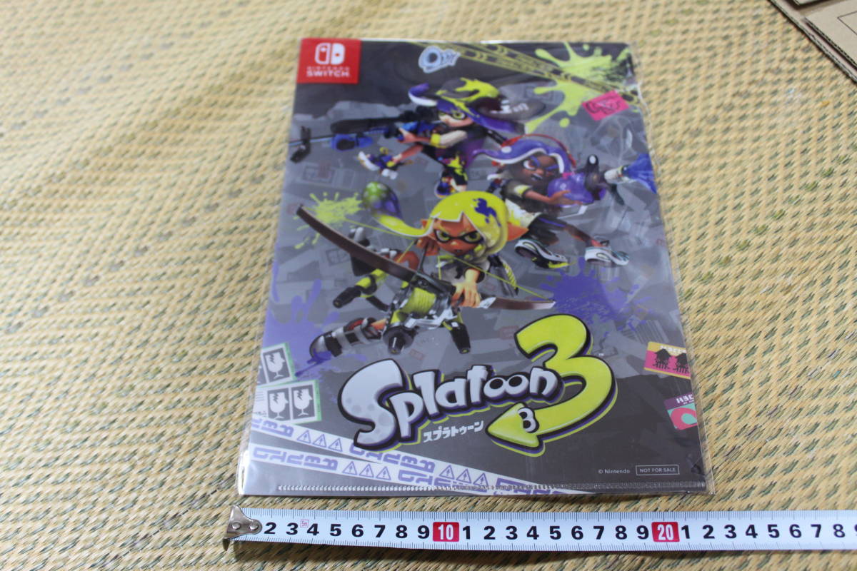 【入手困難.・最終1点】スプラトゥーン３（非売品）早期購入特典　クリアファル　任天堂　スイッチ_画像6