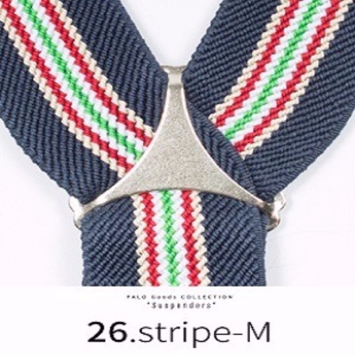  suspenders *Y*25mm formal from casual till wide width . styling 26,stripe-M * same day shipping * new goods * free shipping * men's lady's *