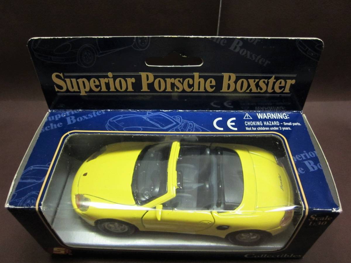 サニーサイド 1/30★Superior Porsche Boxster イエロー★SunnySide_画像2