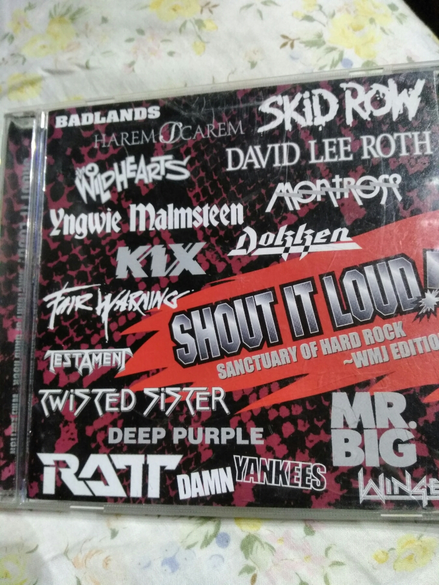 ★☆Shout it loud! Sanctuary of Hard Rock WMJ Edition ハードロック　ベスト盤　Dokken Ratt Winger Skid Row Mr.Big Kix ★☆171202_画像1