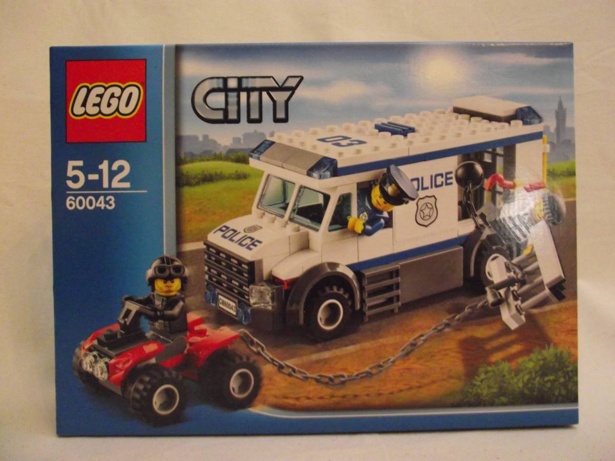  Lego LEGO City 60043 Police van .do Robot u. buggy unopened 