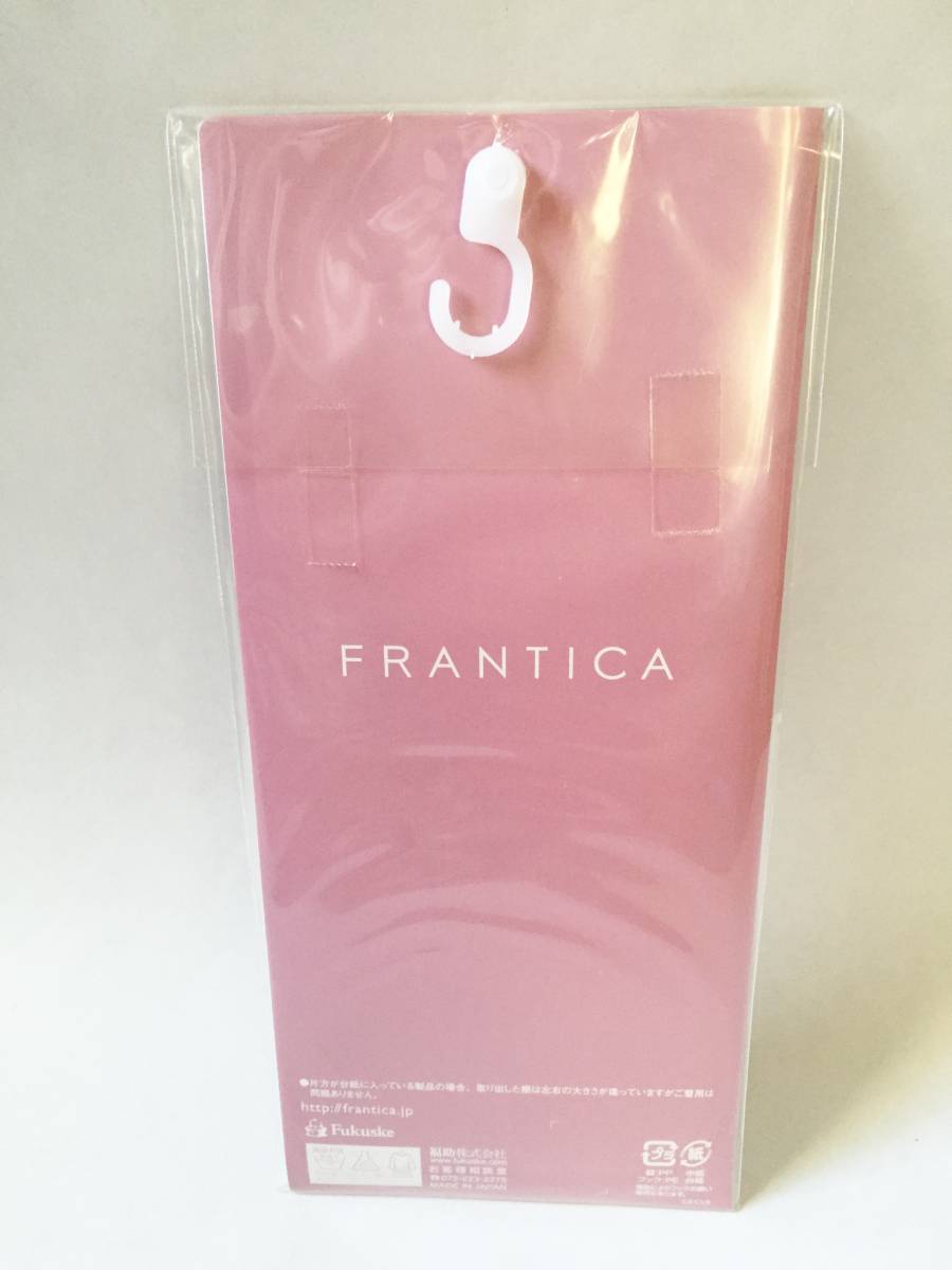 新品　百貨店商品　FRANTICA　クルー丈　ソックス　フラワーレオパード　ダークワイン　日本製_画像3