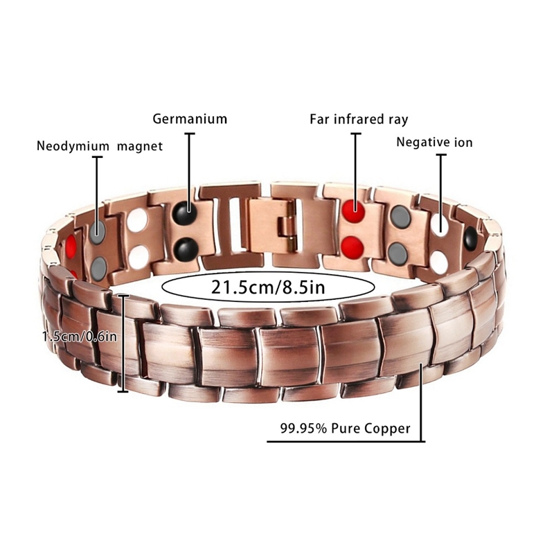 [ size adjustment possible ] germanium far infrared negative ion magnet bracele magnetism bracele copper kopa-