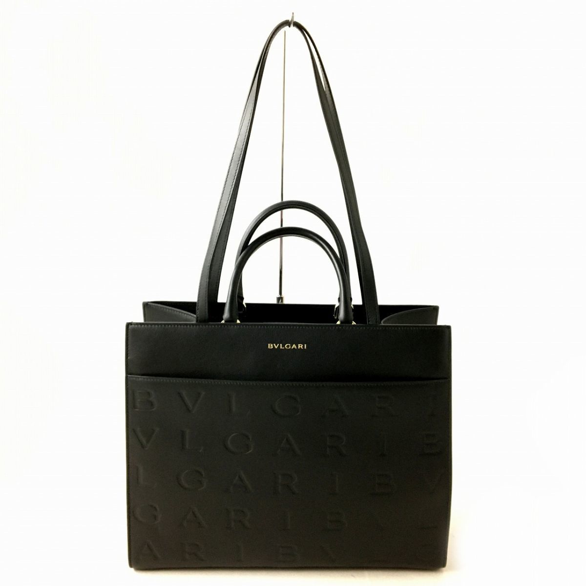 極美品◎定価33万 BVLGARI ブルガリ 291617 レディース ブルガリロゴ