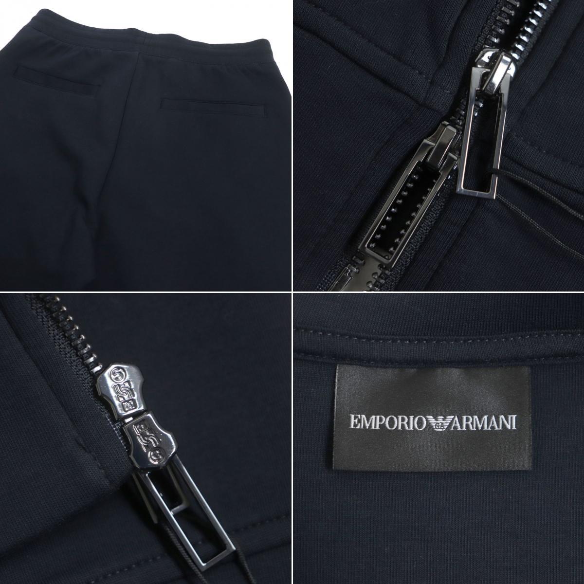 未使用品▽2020年製 黒タグ エンポリオアルマーニ 3K1MF4 3K1PD6 WZIP