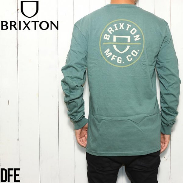 ビッグ割引 【送料無料】ロングスリーブTシャツ ロンT BRIXTON ブリクストン CREST L/S TEE 16251 DFE Mサイズ Mサイズ ビッグ割引 【送料無料】ロングスリーブTシャツ ロンT BRIXTON ブリクストン CREST L/S TEE 16251 DFE Mサイズ Mサイズ