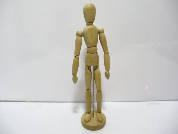 デッサン　モデル人形　木製　マネキン　[skb1220]_画像1